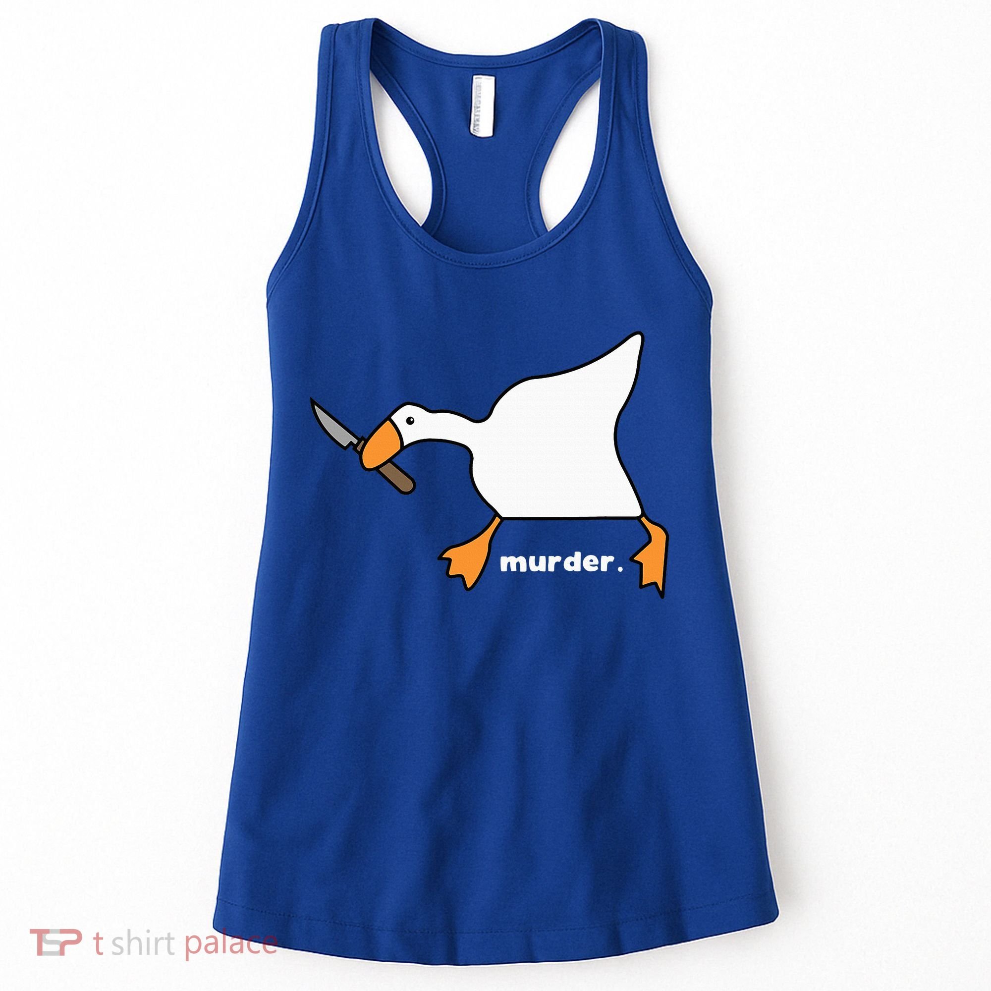 Funny Goose Murder Women's Tank Top