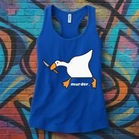 Funny Goose Murder Women's Tank Top thumb 3