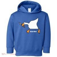 Funny Goose Murder Toddler Hoodie thumb 0