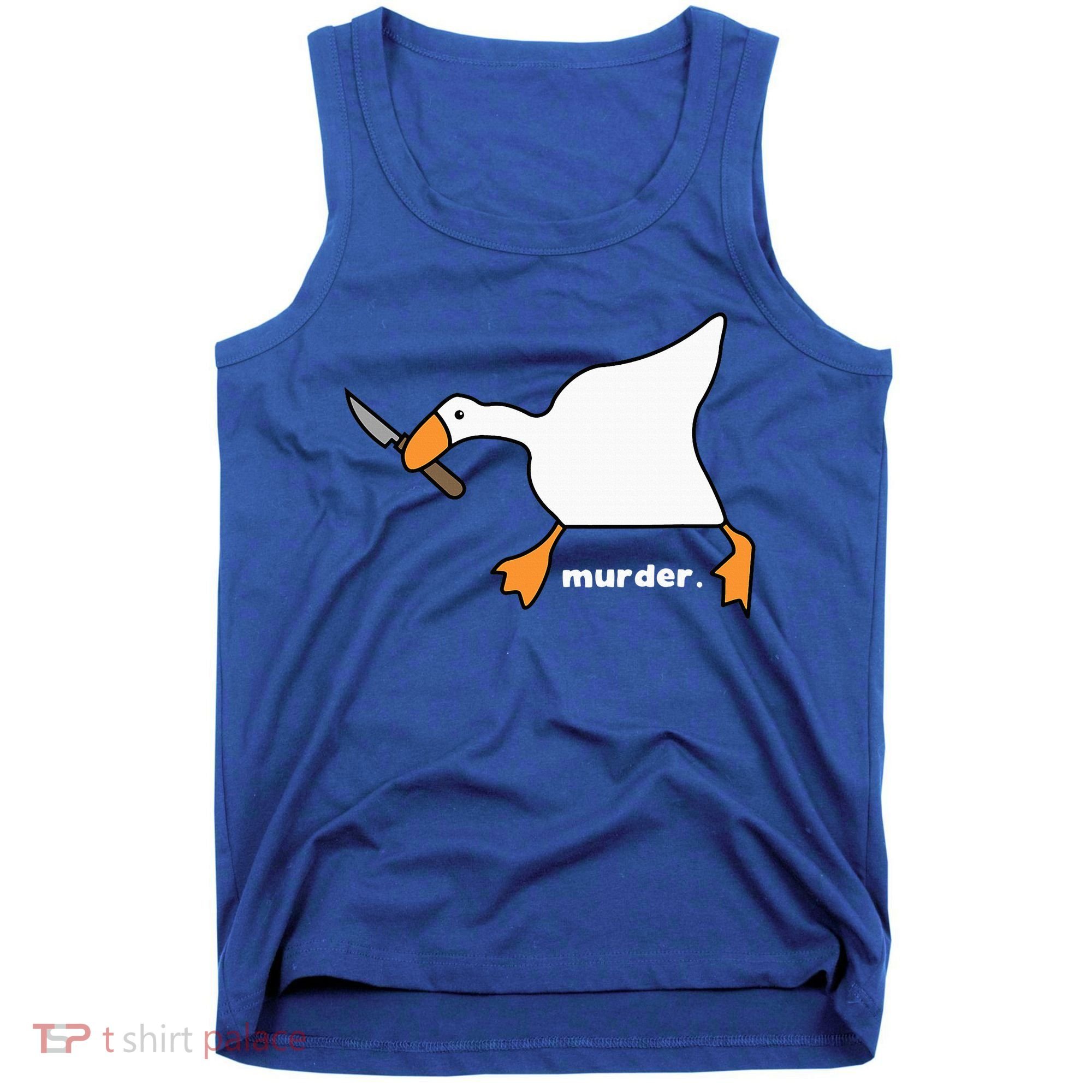 Funny Goose Murder Tank Top