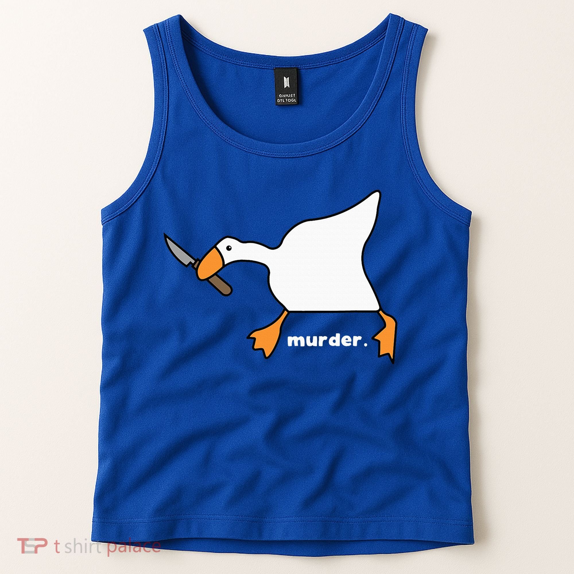 Funny Goose Murder Tank Top