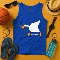 Funny Goose Murder Tank Top thumb 4