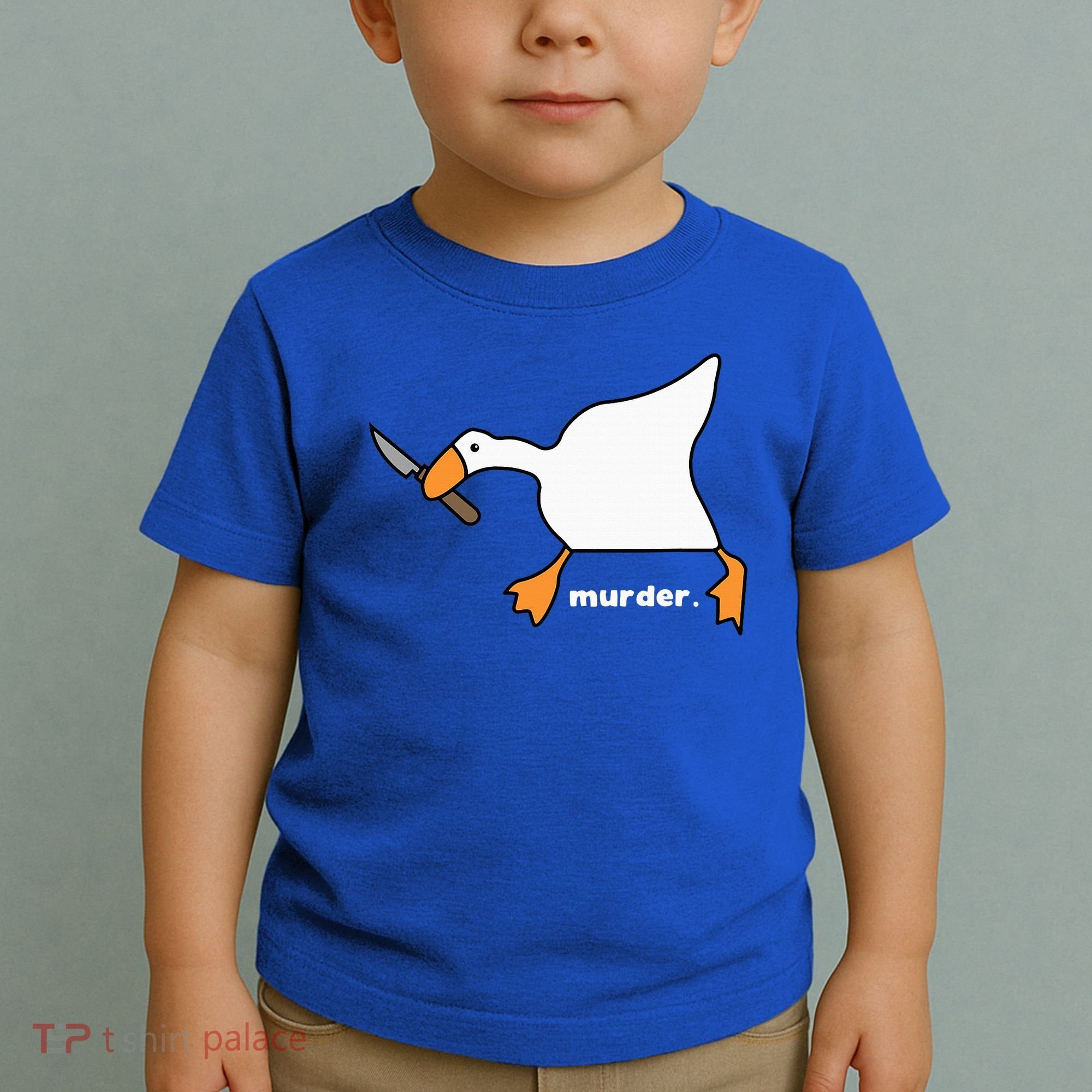 Funny Goose Murder Toddler T-Shirt