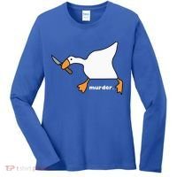 Funny Goose Murder Women's Long Sleeve Shirt thumb 0