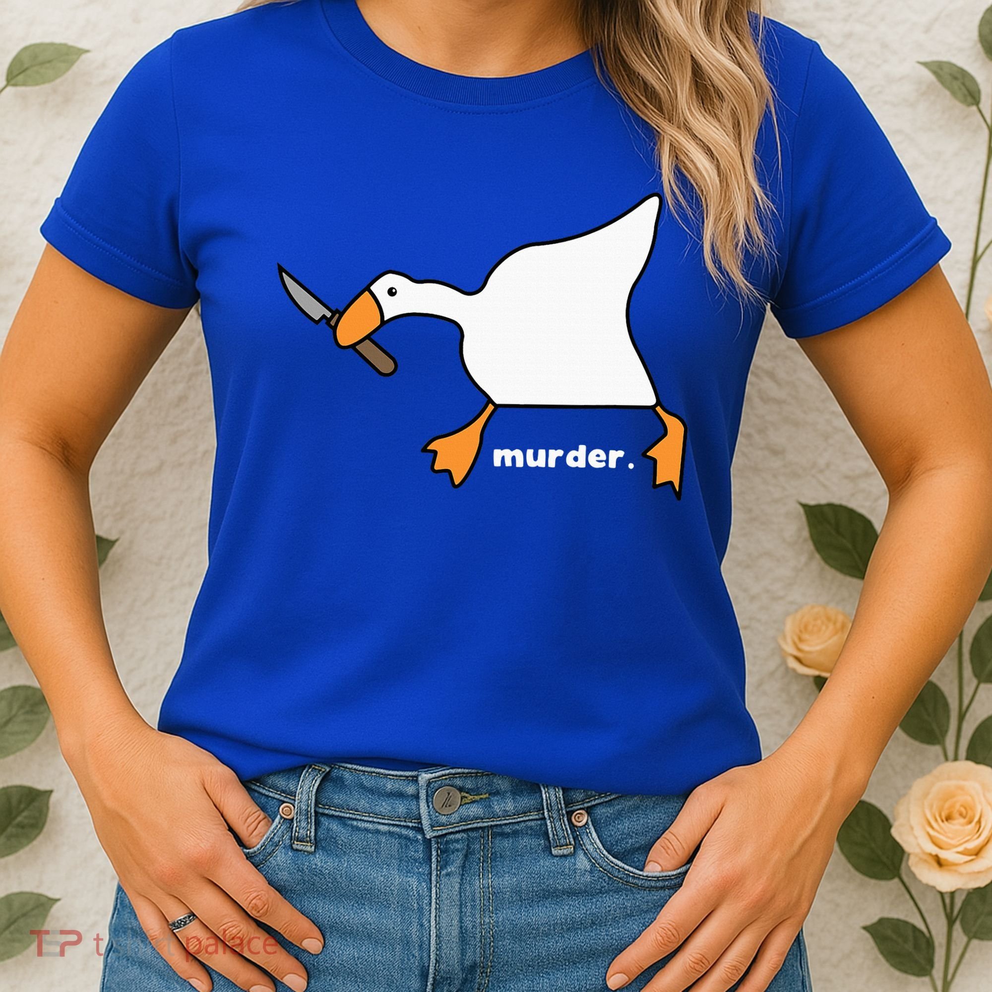 Funny Goose Murder Women's T-Shirt