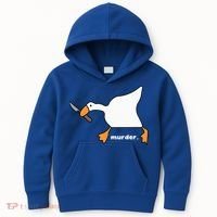 Funny Goose Murder Kids Hoodie thumb 0