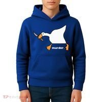 Funny Goose Murder Kids Hoodie thumb 4
