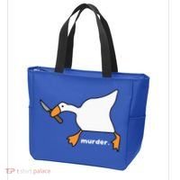 Funny Goose Murder Tote Bag thumb 3