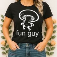 Fun Guy Mushroom Funny Women's T-Shirt thumb 2