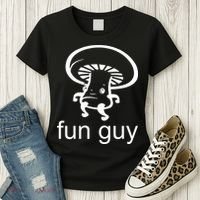 Fun Guy Mushroom Funny Women's T-Shirt thumb 3