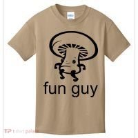 Fun Guy Mushroom Funny Kids T-Shirt thumb 0