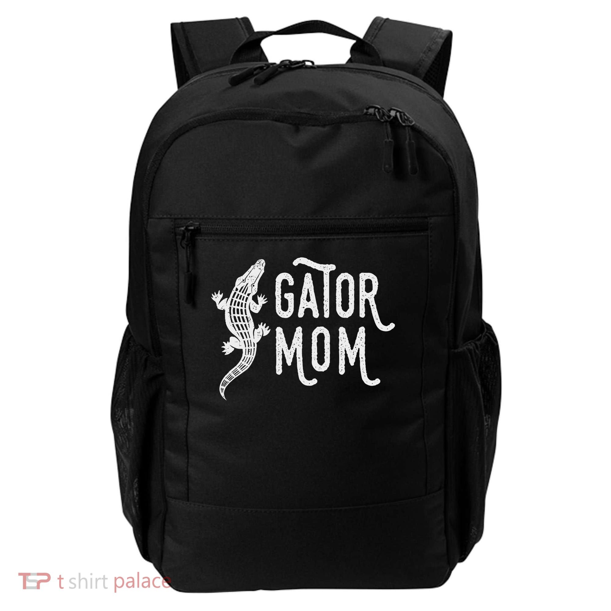 Fun Gator Mom , Reptile Alligator Mother Backpack