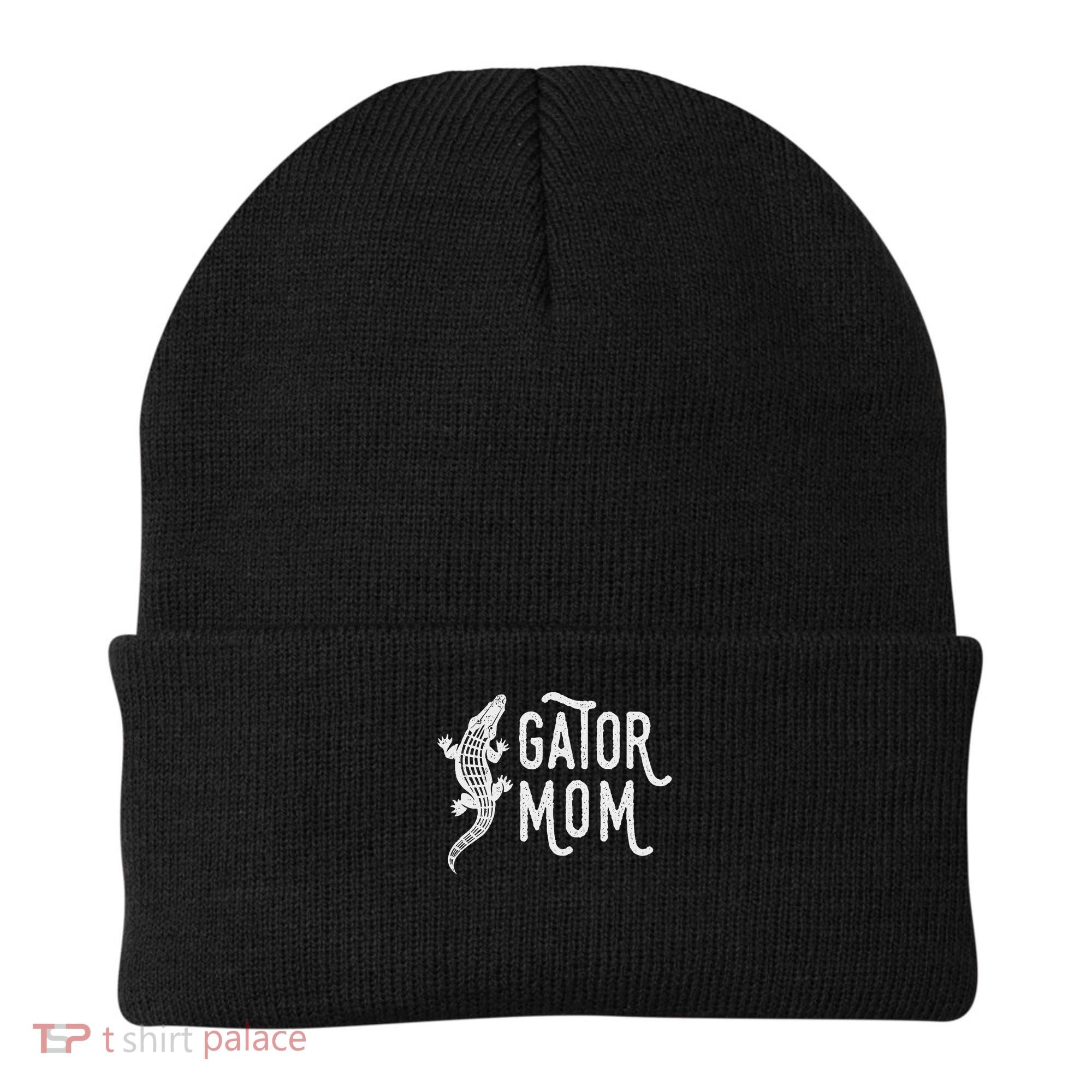 Fun Gator Mom , Reptile Alligator Mother Beanie