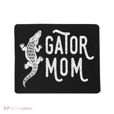 Fun Gator Mom , Reptile Alligator Mother Mousepad