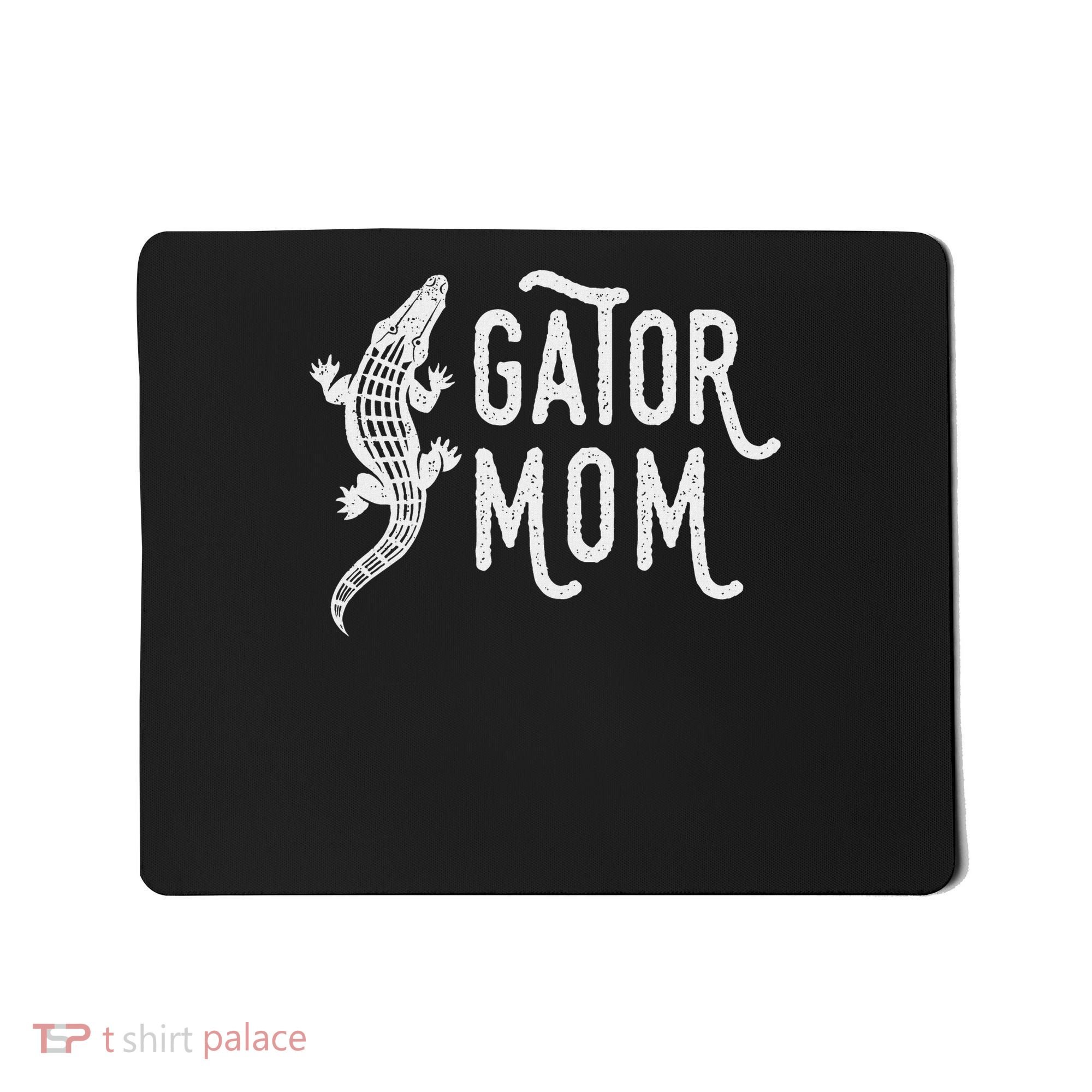 Fun Gator Mom , Reptile Alligator Mother Mousepad