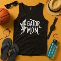 Fun Gator Mom , Reptile Alligator Mother Tank Top thumb 4