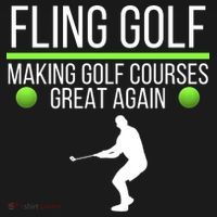 Fling Golf Making Golf Courses Great Again Retro Fling Golf Funny Fling Golf Backpack thumb 2
