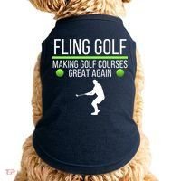 Fling Golf Making Golf Courses Great Again Retro Fling Golf Funny Fling Golf Doggie Tank thumb 0
