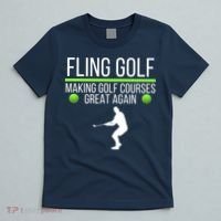 Fling Golf Making Golf Courses Great Again Retro Fling Golf Funny Fling Golf T-Shirt thumb 5