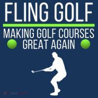 Fling Golf Making Golf Courses Great Again Retro Fling Golf Funny Fling Golf Mousepad thumb 1