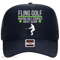 Fling Golf Making Golf Courses Great Again Retro Fling Golf Funny Fling Golf Hat thumb 0