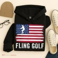 Fling Golf Making Golf Courses Great Again Funny Fling Golf Fun New Golf Game Hoodie thumb 4