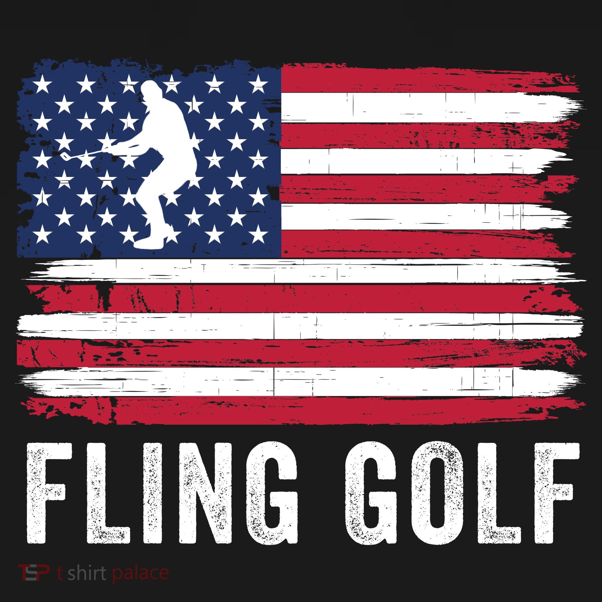 Fling Golf Making Golf Courses Great Again Funny Fling Golf Fun New Golf Game Hoodie