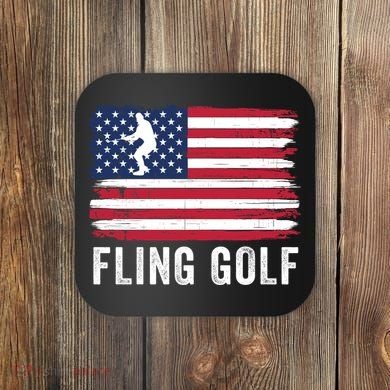 Fling Golf Making Golf Courses Great Again Funny Fling Golf Fun New Golf Game Coaster