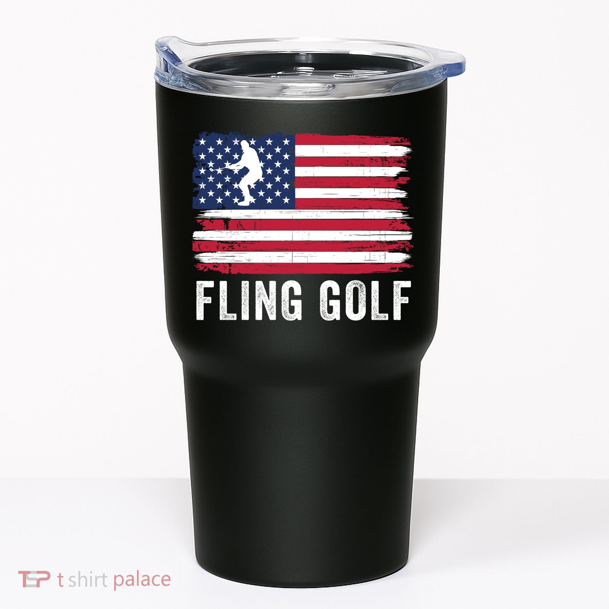 Fling Golf Making Golf Courses Great Again Funny Fling Golf Fun New Golf Game Tumbler