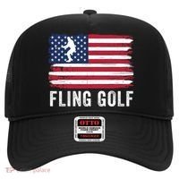 Fling Golf Making Golf Courses Great Again Funny Fling Golf Fun New Golf Game Hat thumb 0