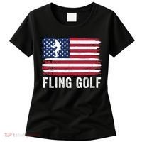 Fling Golf Making Golf Courses Great Again Funny Fling Golf Fun New Golf Game Women's T-Shirt thumb 0