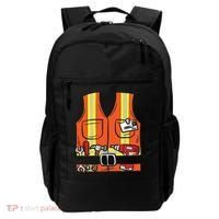 Funny Group Matching Halloween Construction Worker Costume Backpack thumb 0