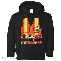 Funny Group Matching Halloween Construction Worker Costume Toddler Hoodie thumb 0