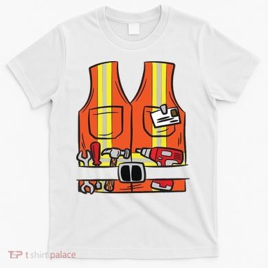 Funny Group Matching Halloween Construction Worker Costume T-Shirt