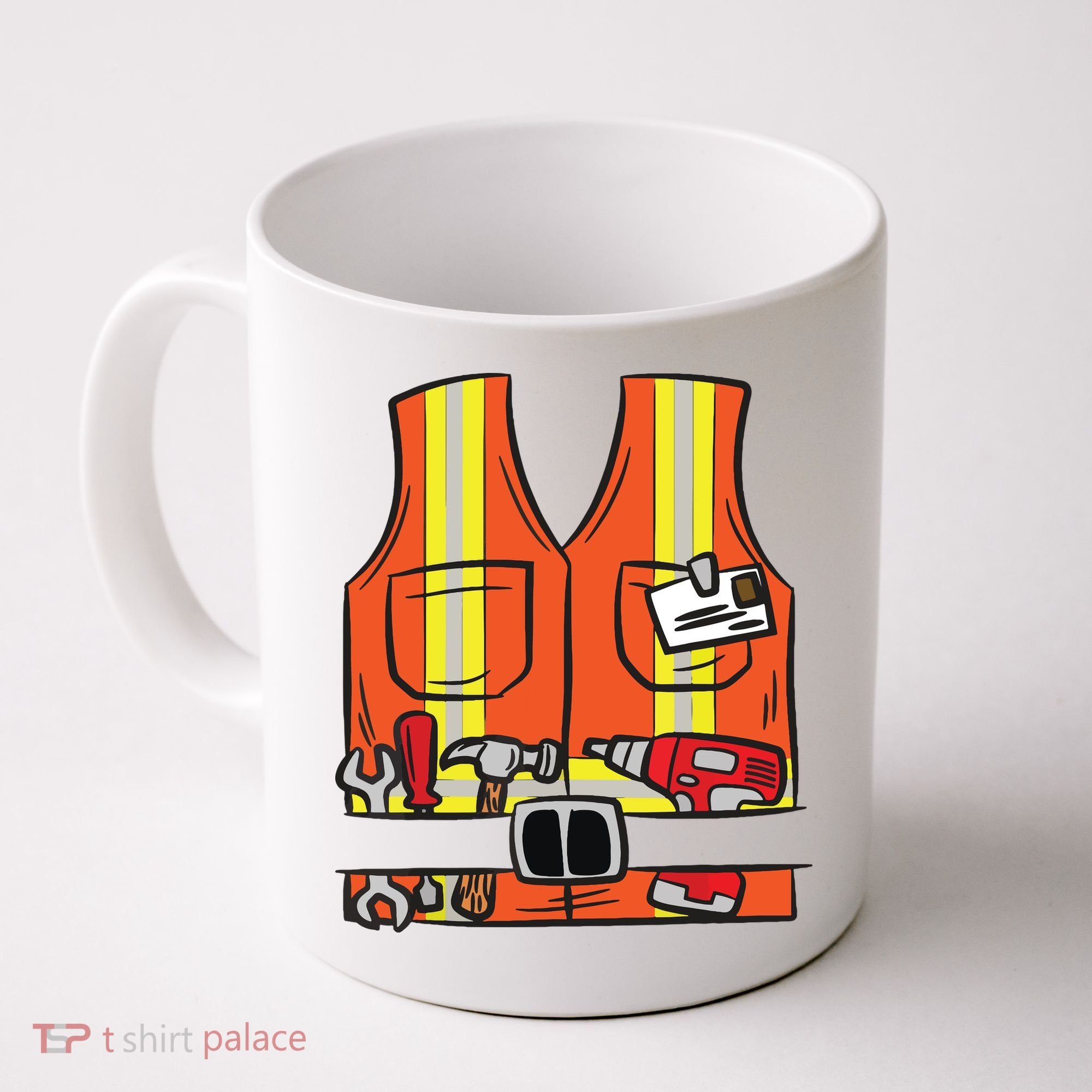 Funny Group Matching Halloween Construction Worker Costume Coffee Mug
