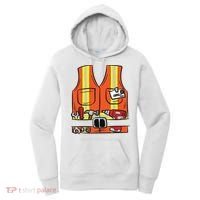 Funny Group Matching Halloween Construction Worker Costume Women's Hoodie thumb 0