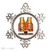 Funny Group Matching Halloween Construction Worker Costume Ornament thumb 0