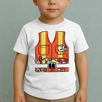 Funny Group Matching Halloween Construction Worker Costume Toddler T-Shirt thumb 2