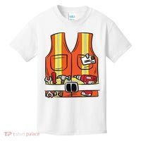 Funny Group Matching Halloween Construction Worker Costume Kids T-Shirt thumb 0