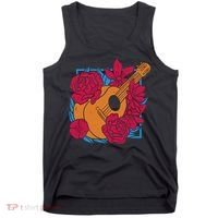 Floral Guitar Music Tank Top thumb 0