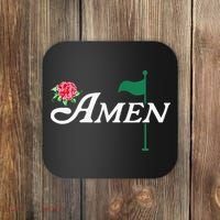 Floral Golf Master Outfit For Women Golf Lovers Coaster thumb 0