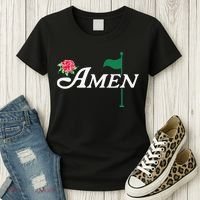Floral Golf Master Outfit For Women Golf Lovers Women's T-Shirt thumb 3