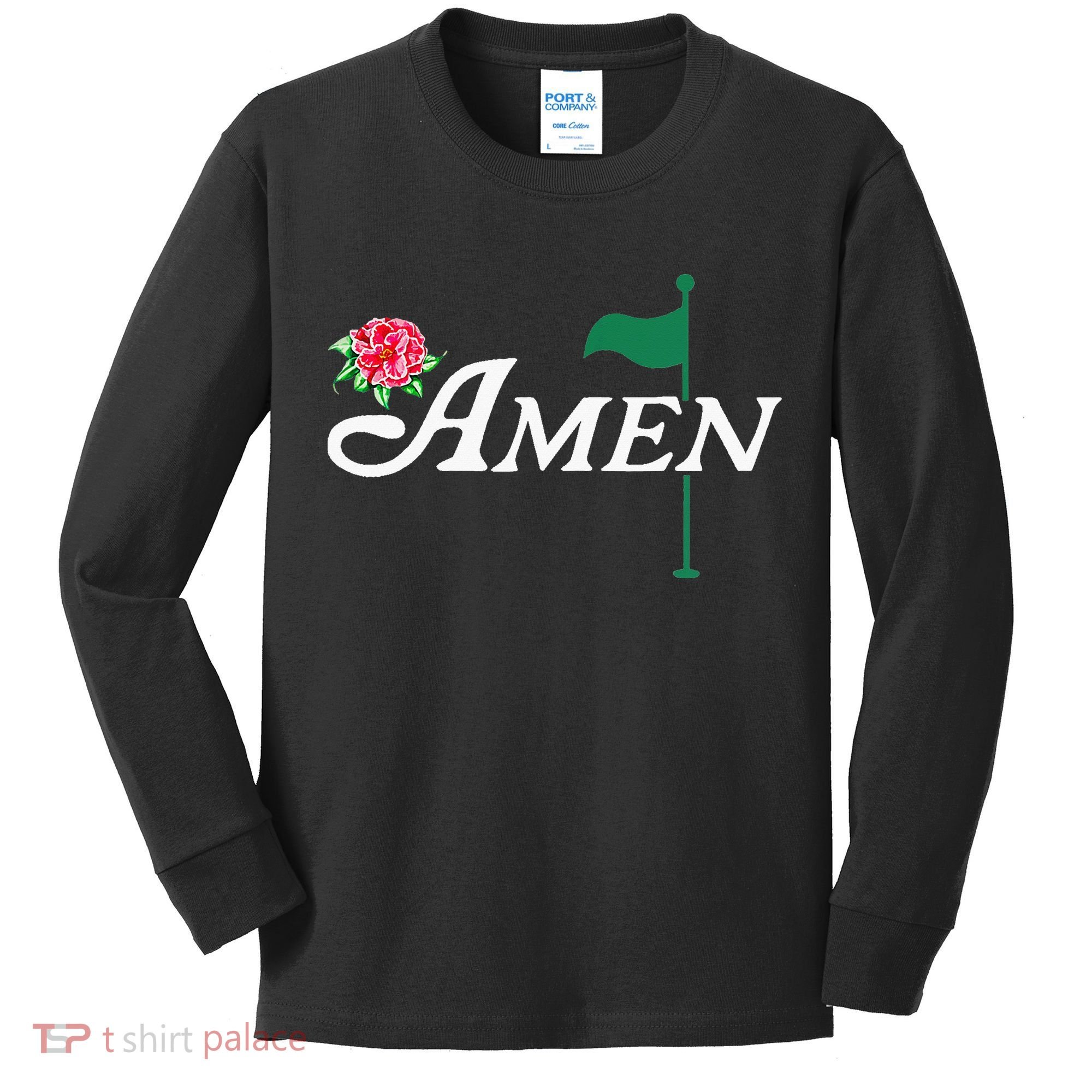 Floral Golf Master Outfit For Women Golf Lovers Kids Long Sleeve Shirt