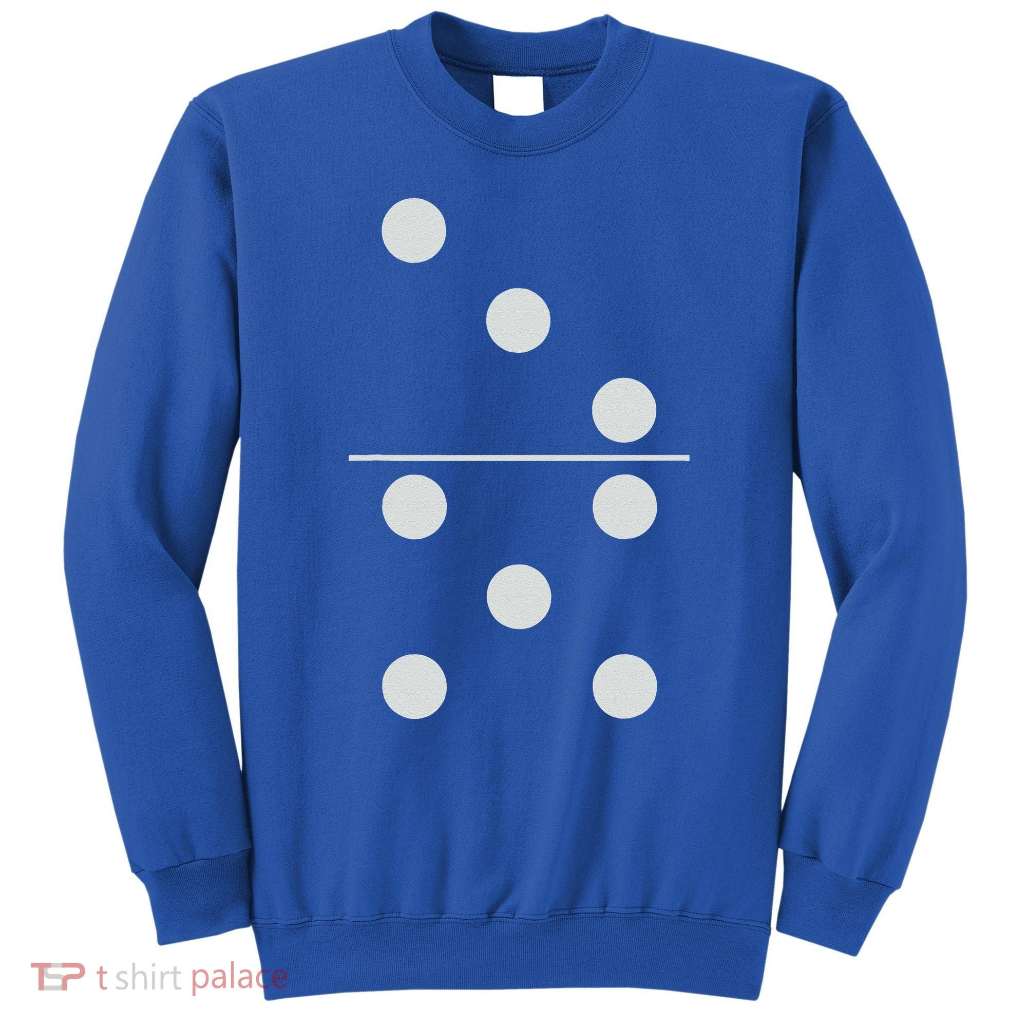Funny Group Matching Halloween Costume Domino Dominoes 35 Sweatshirt