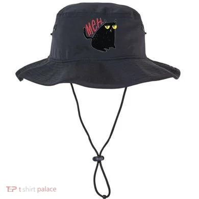 Funny Grumpy Meh Cat Bucket Hat