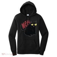 Funny Grumpy Meh Cat Women's Hoodie thumb 0