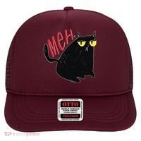 Funny Grumpy Meh Cat Hat thumb 0