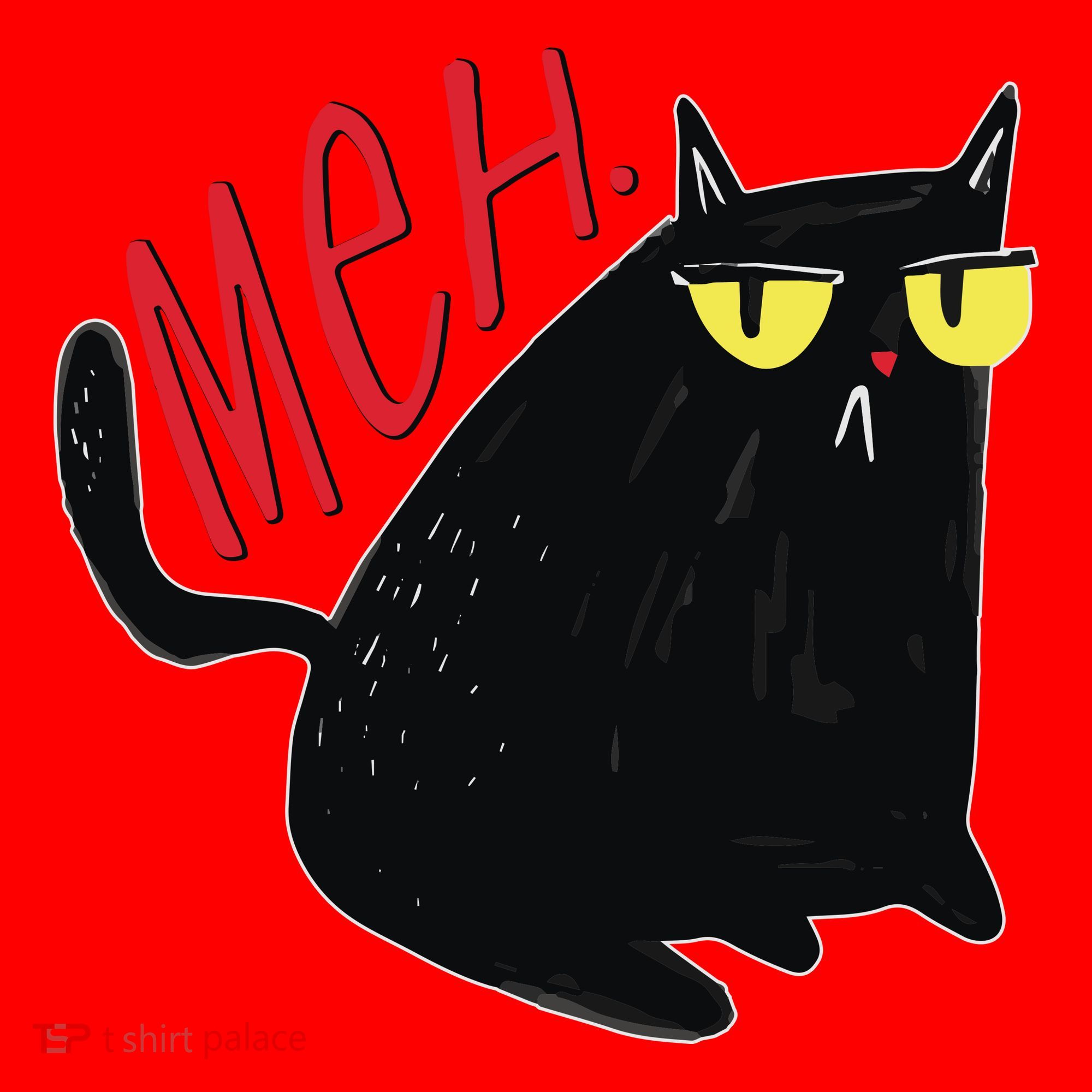 Funny Grumpy Meh Cat Santa Hat