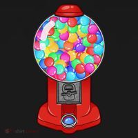 Funny Gumball Machine Halloween Gum Dispenser Easy Costume Pajama Set thumb 2