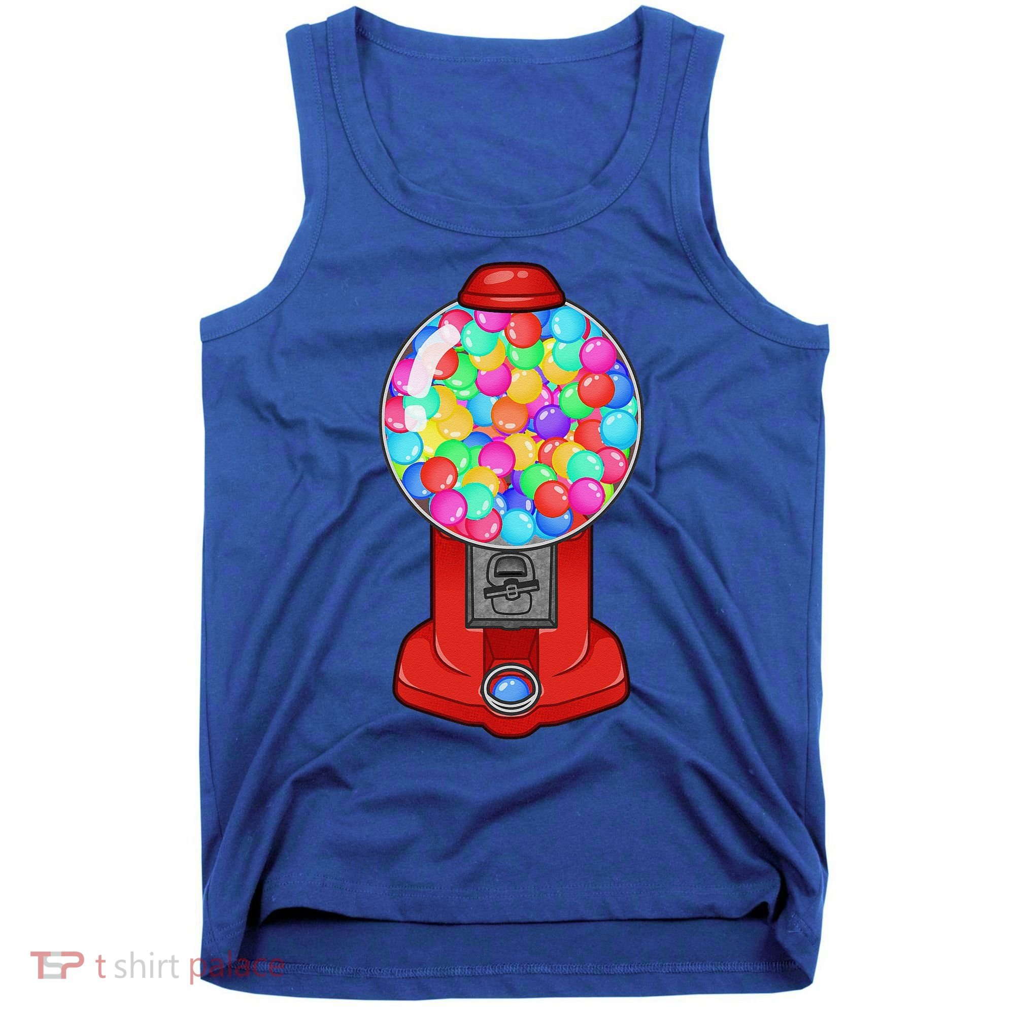Funny Gumball Machine Halloween Gum Dispenser Easy Costume Tank Top
